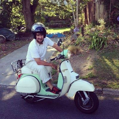 Image of Jhonathan Brugh with his VespaPx.